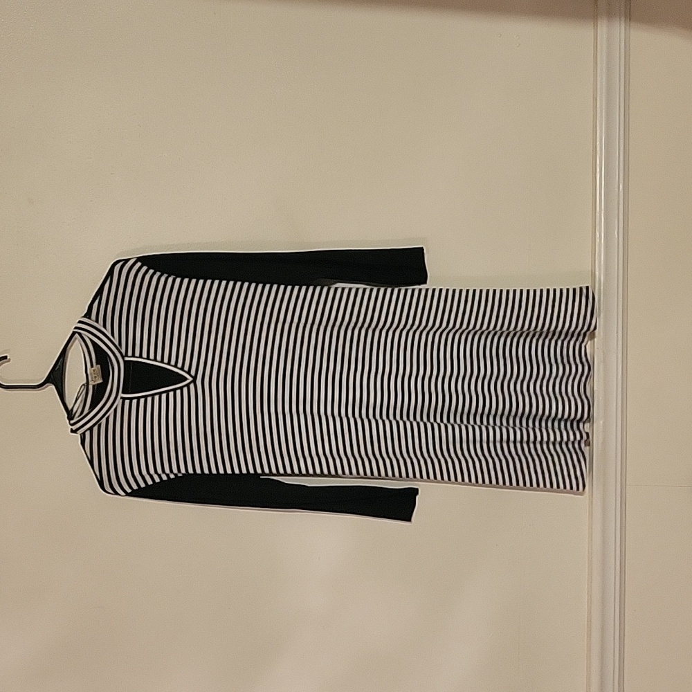 Long sleeve striped dress size xlarge